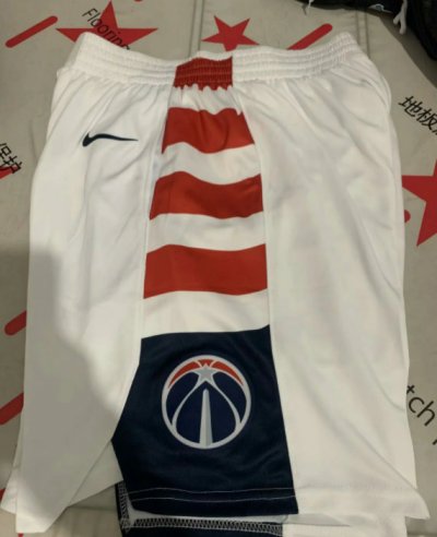 NBA Washington Wizards shorts Blanc